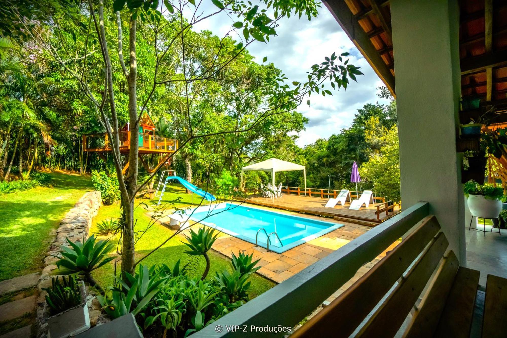 Chacara Atibaia Com Casa Na Arvore Екстер'єр фото